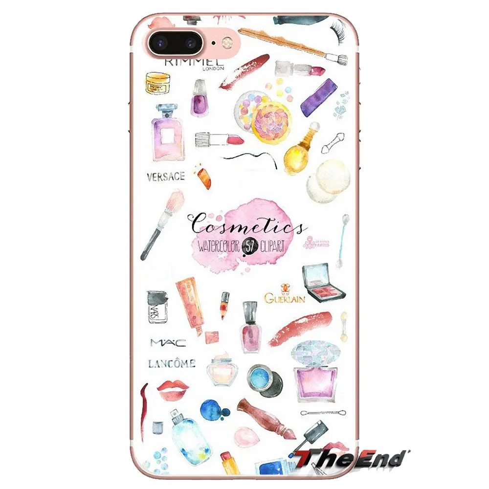 Для samsung Galaxy S3 S4 S5 Mini S6 S7 Edge S8 S9 S10 Plus Note 3 4 5 8 9 Мягкие Чехлы инструменты губная помада