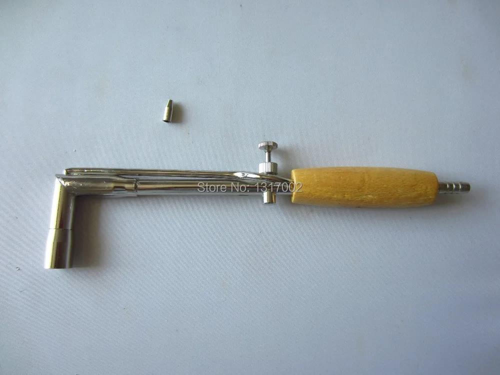 350 г регулируемая газовая медная горелка горящая труба с деревянной ручкой