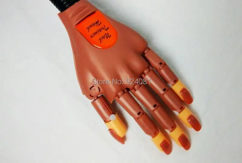 Hot Professional Supply New Super Flexible Rotate like Human Fingers Personal &amp Salon Nail Trainer Training Practice Hand F0211 | Красота