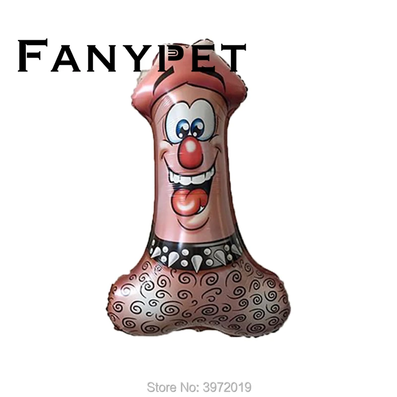 1 шт. надувной алюминиевый пенис Вилли забавный секс-шар мяч для груди украшение