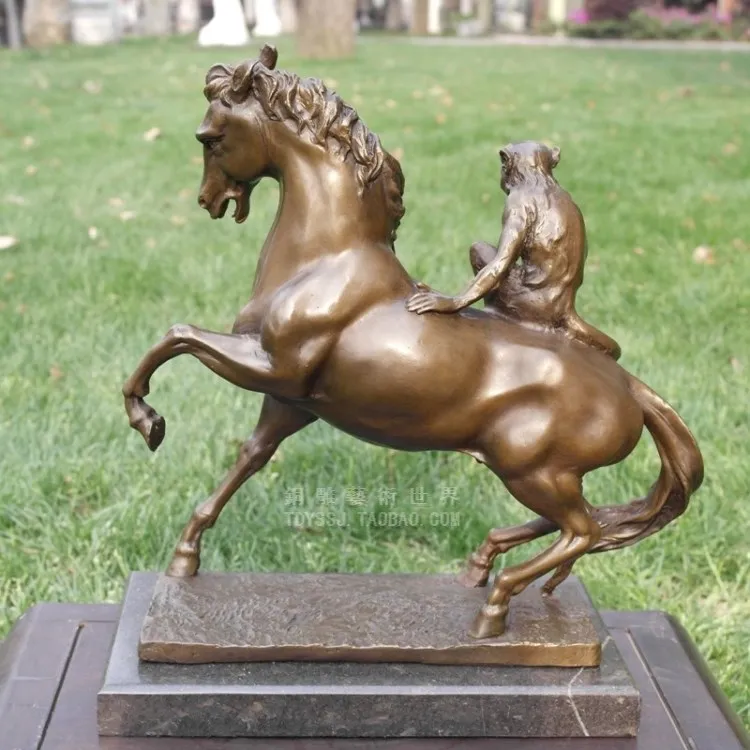 Медные скульптуры изделия скульптура для домашнего интерьера Hou немедленно