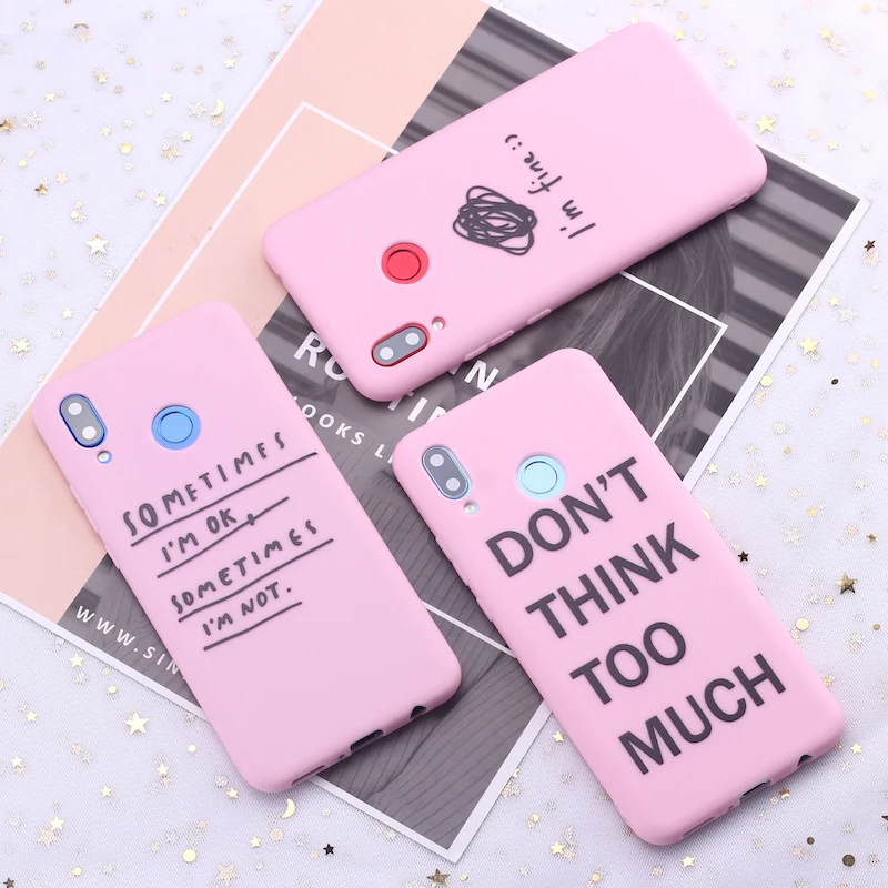 Силиконовый чехол для Huawei Honor Mate 10 20 Nova P20 P30 P Smart I am Fine Ok | Мобильные телефоны и