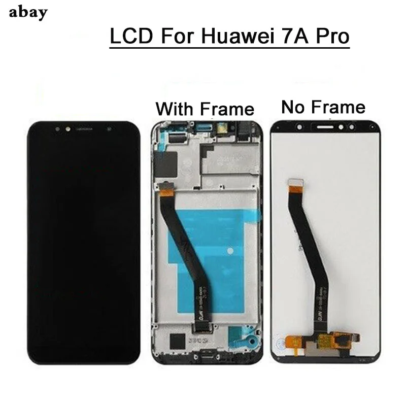 Новинка ЖК дисплей 5 7 дюйма для Huawei Honor 7A pro цифровой преобразователь сенсорного