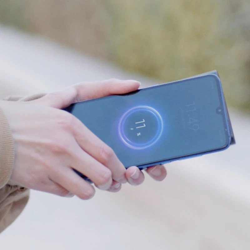 Беспроводное зарядное устройство Xiaomi 10000 мАч Qi Быстрое беспроводное PLM11ZM USB Type C Mi