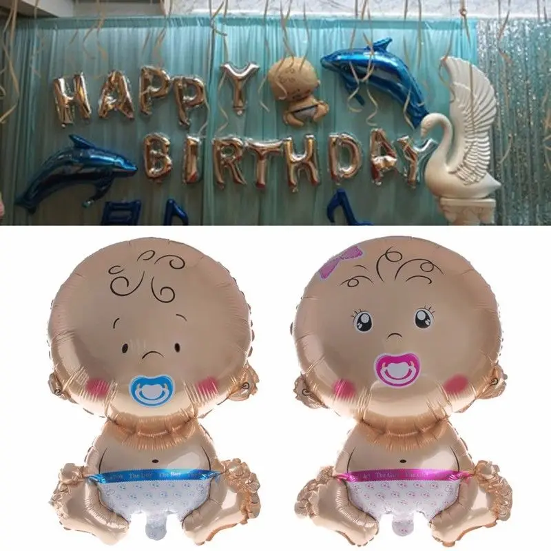 

Boy Girl Baby Shower Helium Balloons Christening Birthday Decoration Foil 03KD