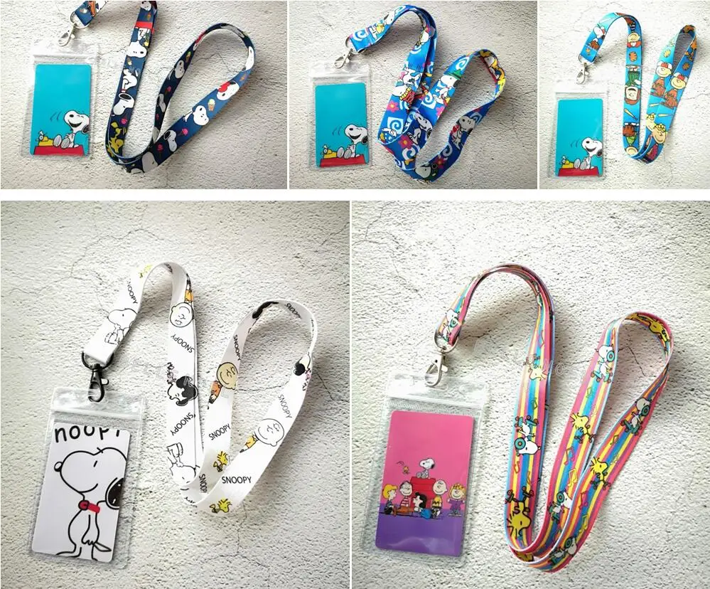 1Pcs Popular Japanese anime dog High Quality Lovely Cute Lanyard ID Badge Holder Key Neck Strap kids gifts | Украшения и