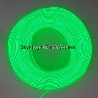 3.2mm-Hight brightness100Meter(Lemon green)/pack  Flexible Neon EL Wire Rope Tube El light
