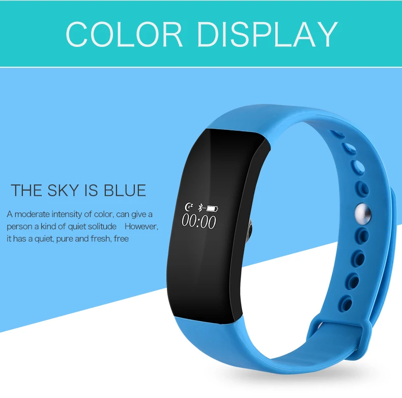 Smartch v66 Спорт Смарт часы Smart Band Bluetooth 4.0 умный Браслет Браслеты для Android IOS Телефон PK