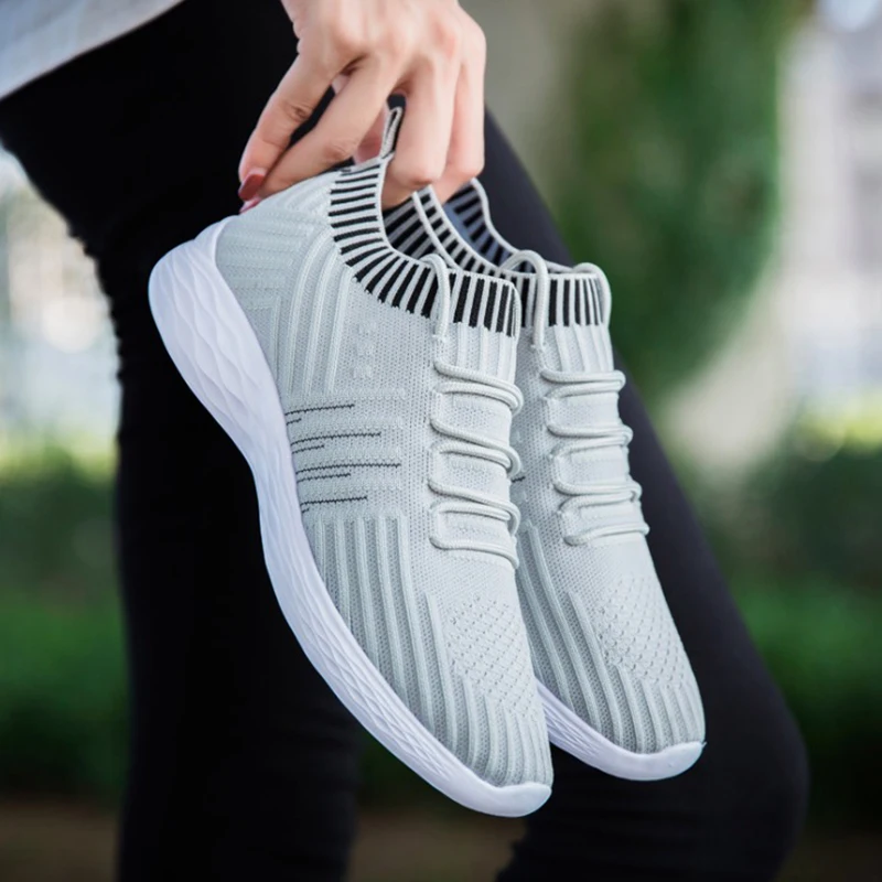 Женские кроссовки 2019 модная женская повседневная обувь из сетчатого материала