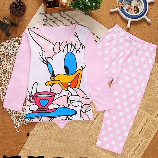 STYLE 24 Новые детские пижамы детская одежда для сна пижамы в полоску для мальчиков и девочек от 1 до 8 лет высокое качество - Цвет: STYLE 24