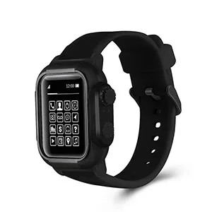 New-Black2 Новинка для Apple Watch 4 40-44 мм водонепроницаемый силиконовый спортивный ремешок для Apple Watch Series 4 ремешок с защитным чехлом - Цвет ремешка: New-Black2