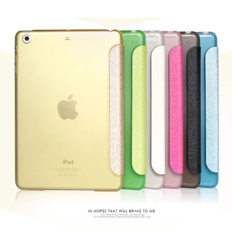 Умный чехол для Apple iPad Mini 5 4 3 2 1 Модный Роскошный кожаный + прозрачный матовый NO: