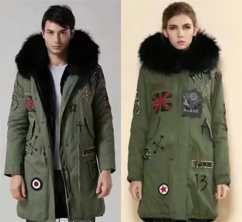 Британское дизайнерское пальто армейского зеленого цвета с отделкой бисером