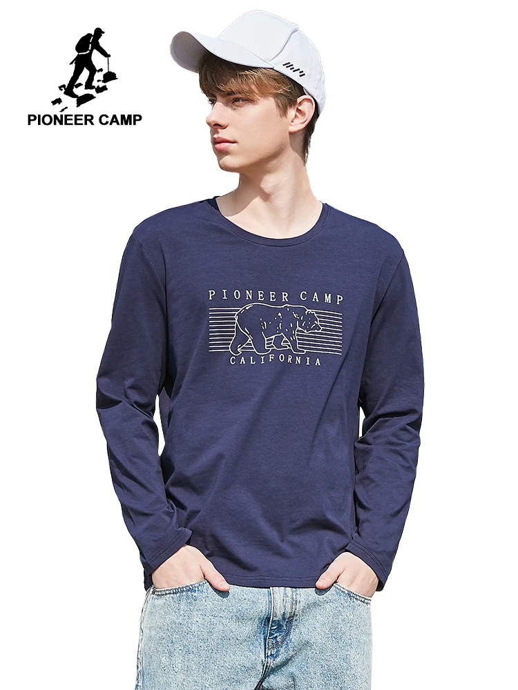 Pioneer Camp 2020 Новые повседневные мужские футболки брендовая одежда Весенняя