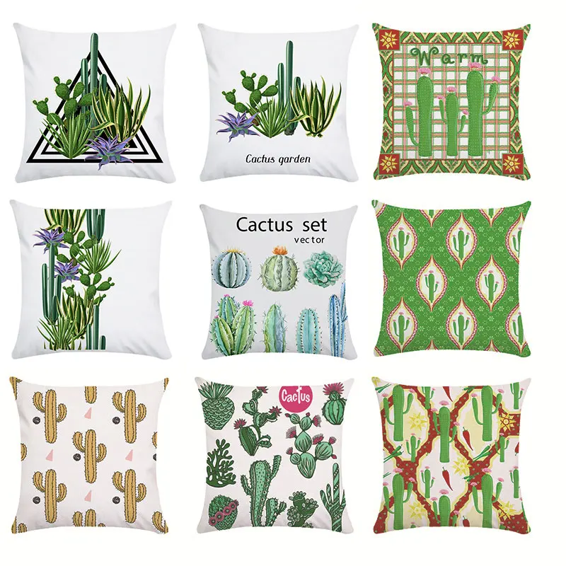

Чехол-наволочка с рисунком растений, яркий чехол для телефона, украшение для дома, дивана, пустыни, подушки, чехол