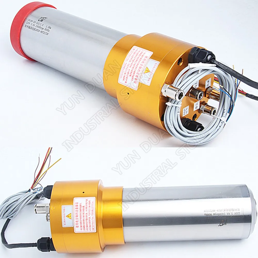 2.2KW ATC шпиндель 3HP ISO20 24000 об/мин AC220V 800 Гц 80 мм автоматический инструмент изменения двигателя шпинделя NPN PNP для ЧПУ гравировки