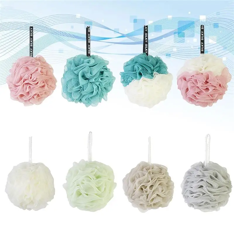 8 шт. банный мяч удобный простой мягкий для душа сетчатый губчатый тела взрослых