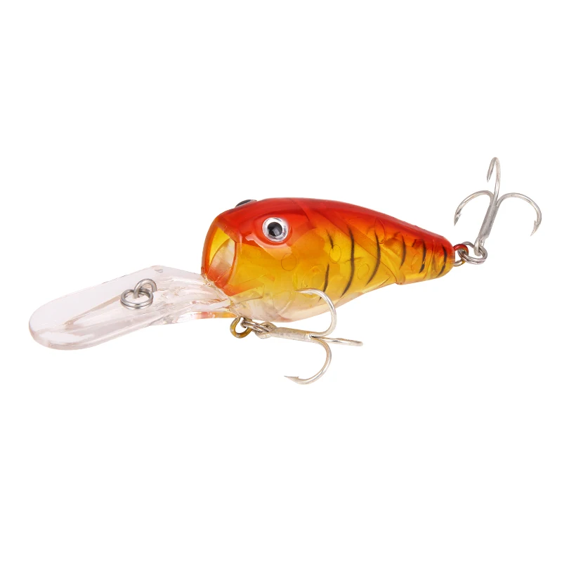 HAODIAOZHE 1 шт. Crankbait рыболовная Кривошип твердый воблер искусственные приманки isca 9