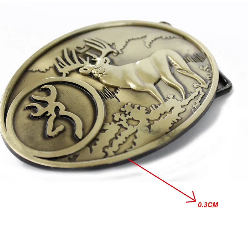 АНЮТИНЫ ГЛАЗКИ Западной Охотник Олень Пряжки Ремня | Дом и сад