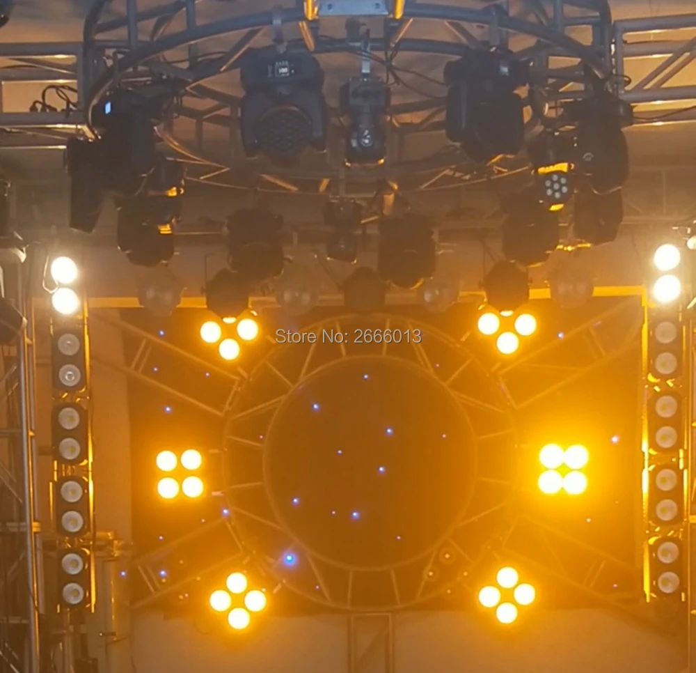 4  400  LED     +   COB    4X400W LED Blinder  DMX512 LED