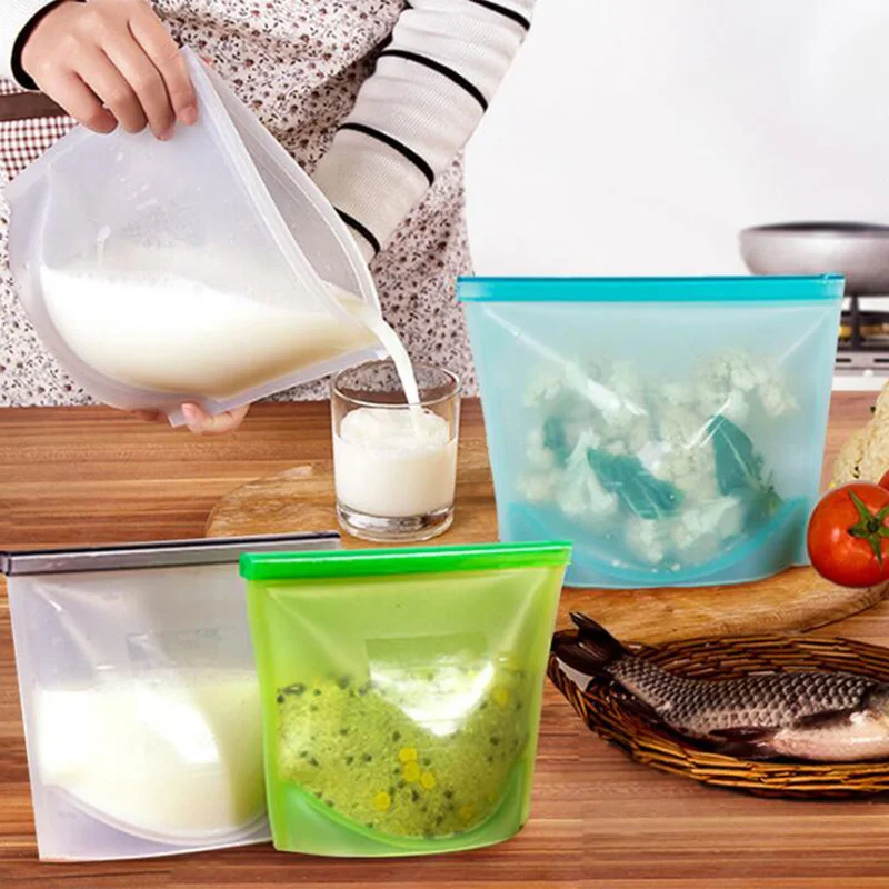 Basupply 1 шт. многоразовый холодильник для пищевых продуктов свежие сумки кухонная
