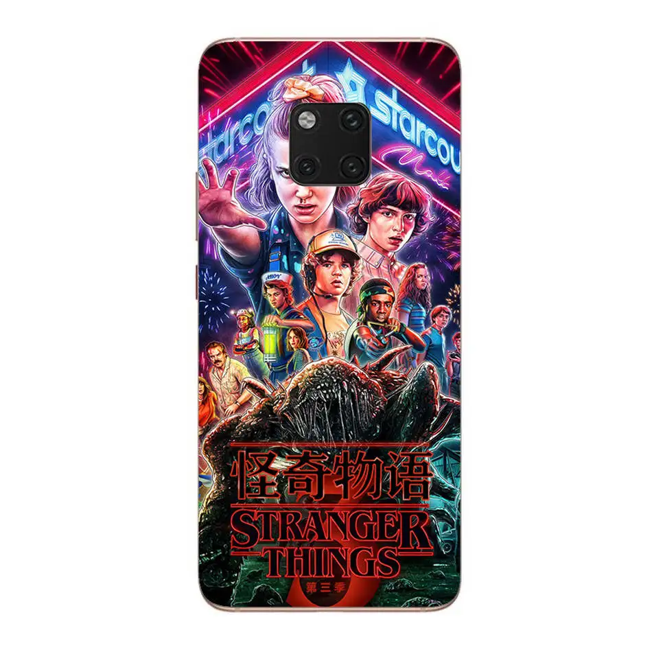 Stranger Thing Сезон 3 Мягкий ТПУ силиконовый чехол для телефона huawei Mate10 Mate20Lite Pro P8Lite P9 P10 P20 P30Lite
