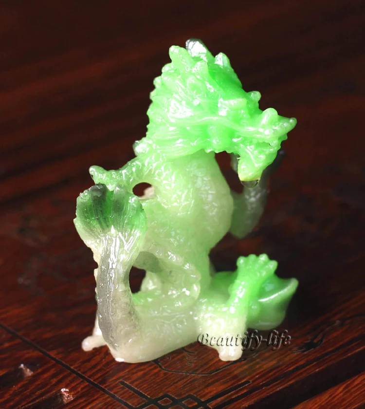 Талисман аллохроический дракон с зелеными деньгами фэншуй лучшие подарки новый