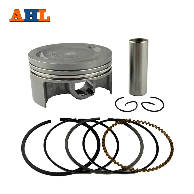Набор поршней и кольца STD +25 +50 +100 для мотоцикла AHL Yamaha YBR250 XG250 TRICKER YFM25R Raptor 250 XT250 Serow YS250.