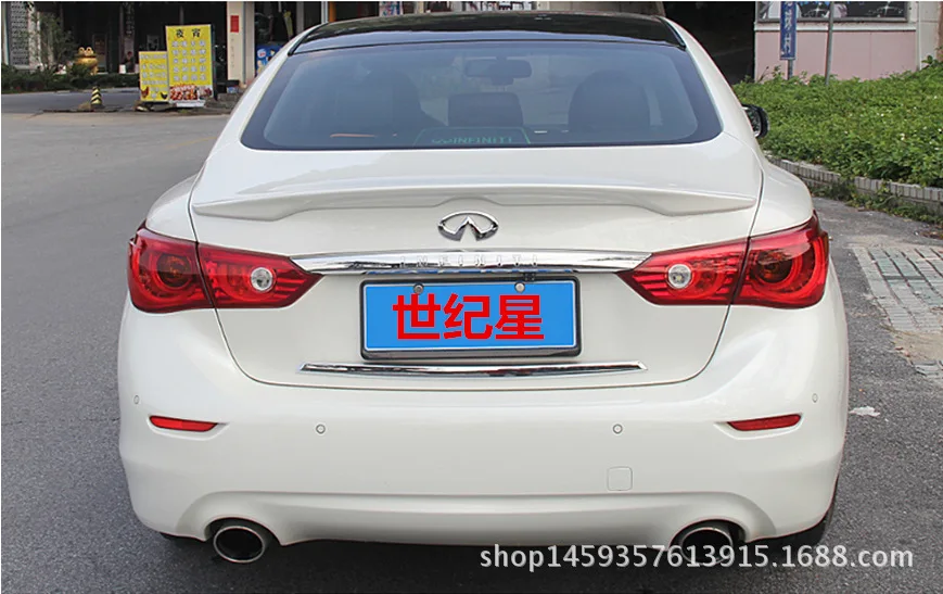 Задний спойлер из АБС пластика для Infiniti Q50 заднее крыло с индивидуальным цветом