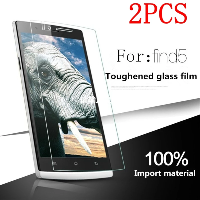 Закаленное стекло для OPPO Find 5 защитная пленка экрана X909 X909T 2 шт. | Мобильные