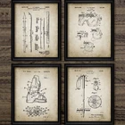 Винтажный постер в стиле ретро, Настенная картина для украшения гостиной, с изображением лыж, спорта, домашний декор