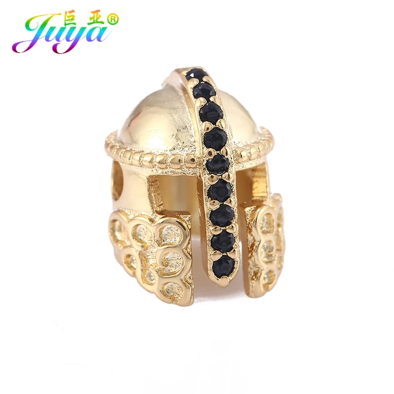 Металлические бусины Juay DIY с микрозакрепкой из циркония бусины-подвески для