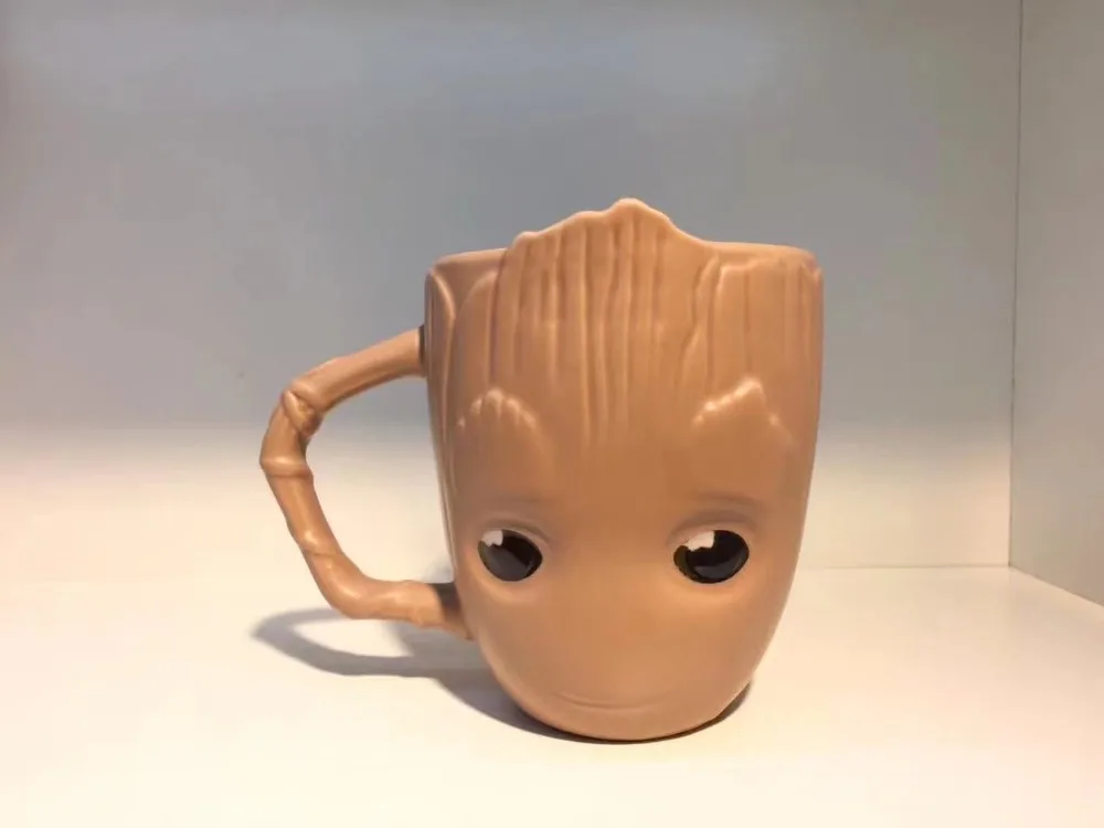 Творческий Galaxy Guardians Baby Groot Кубок Дома керамика кружка для кофе чашки фигурки Модель персональный подарок для детей