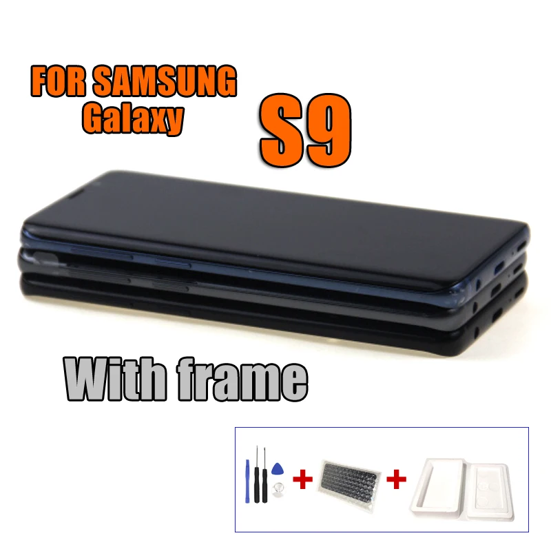 Для samsung galaxy S9 ЖК-дисплей сенсорный экран дигитайзер в сборе для samsung S9 G960 g960f ЖК сенсорный экран дигитайзер
