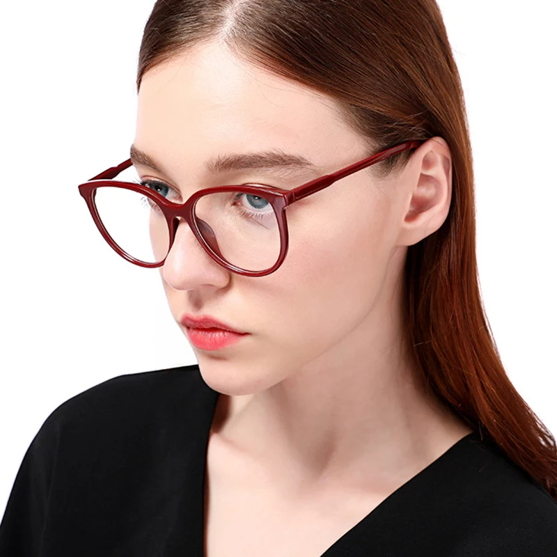 HBK Ladies Sexy Cat Eye Glasses Frames Gorgeous Brand Designer Optical EyeGlasses Fashion Eyewear Computer Oculos Men Women | Аксессуары