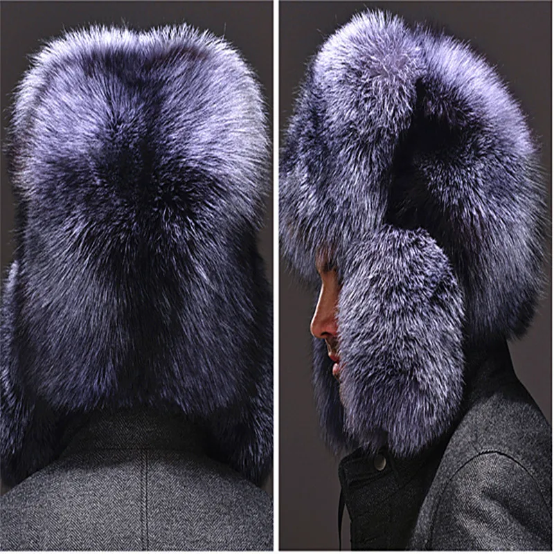Lei Feng шапка из натурального меха енота зимняя меховая лисы с ушками принцессы для