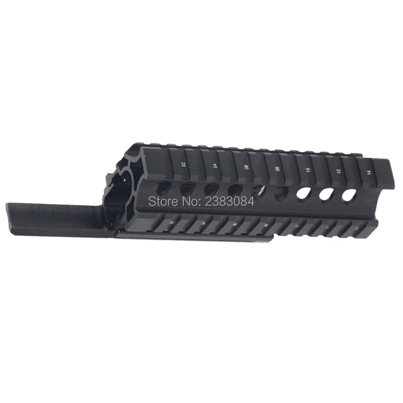 Тактическое для охоты для стрельбы AK 47/74 серии Quad Rail ручная защита интегрированная система RIS крепление с бесплатным 12 шт. Крышка черный Лидер продаж