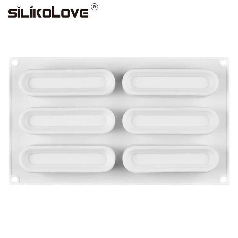 Силиконовые формы SILIKOLOVE, 6 полостей, форма для торта, силиконовая кастрюля для мусса, форма для торта, антипригарная форма для выпечки, декоративные инструменты, силиконовые формы