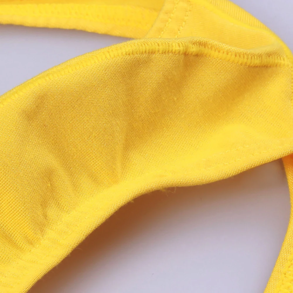 Нижнее белье с низкой талией для геев Мужские дышащие трусы открытой спинкой