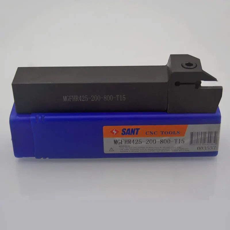 

Zhuzhou Sant cnc cutting tools Grooving tool holder MGFHR425-200/800-T15 with Korloy inserts MGMN400-M selling hot in abroad