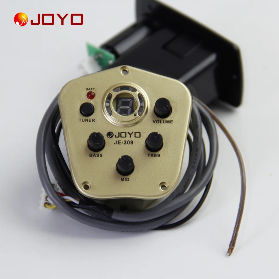 Новый пикап Joyo JE 309 для гитары 3 Band EQ с тюнером аксессуары держатель гитары|joyo