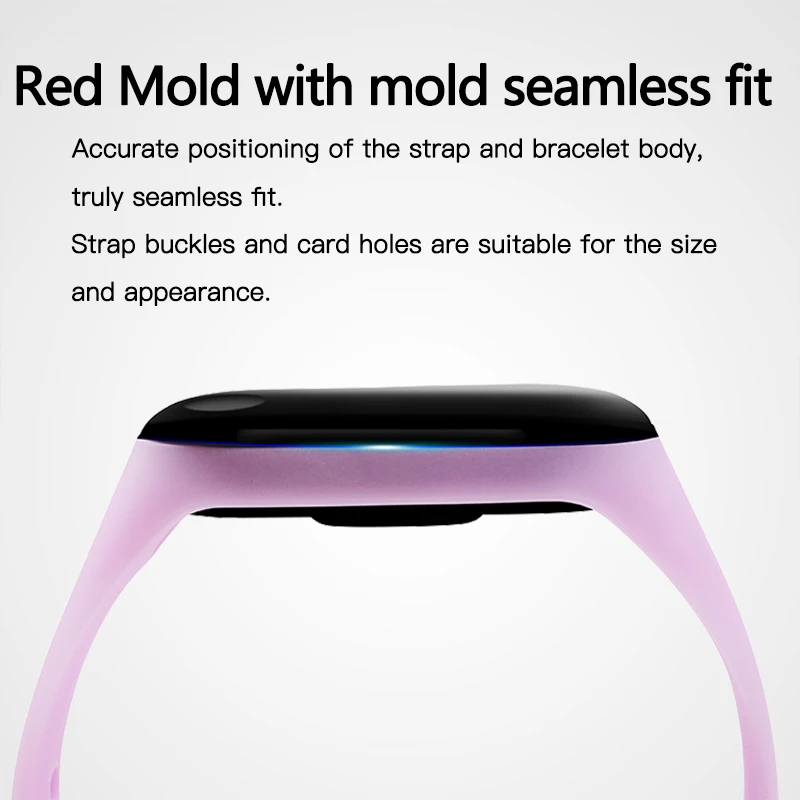 BOORUI Большая распродажа светящийся ремешок для Mi band 3 ремешки часов mi3 аксессуары
