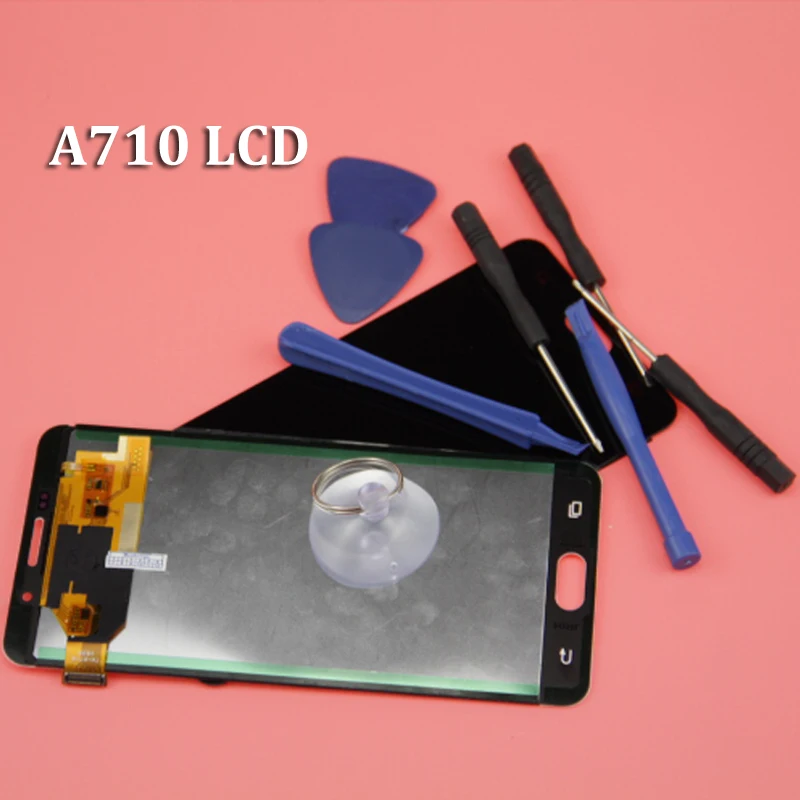 Дисплей для SAMSUNG Galaxy A7 2016 ЖК-дисплей A7100 A710F A710 кодирующий преобразователь