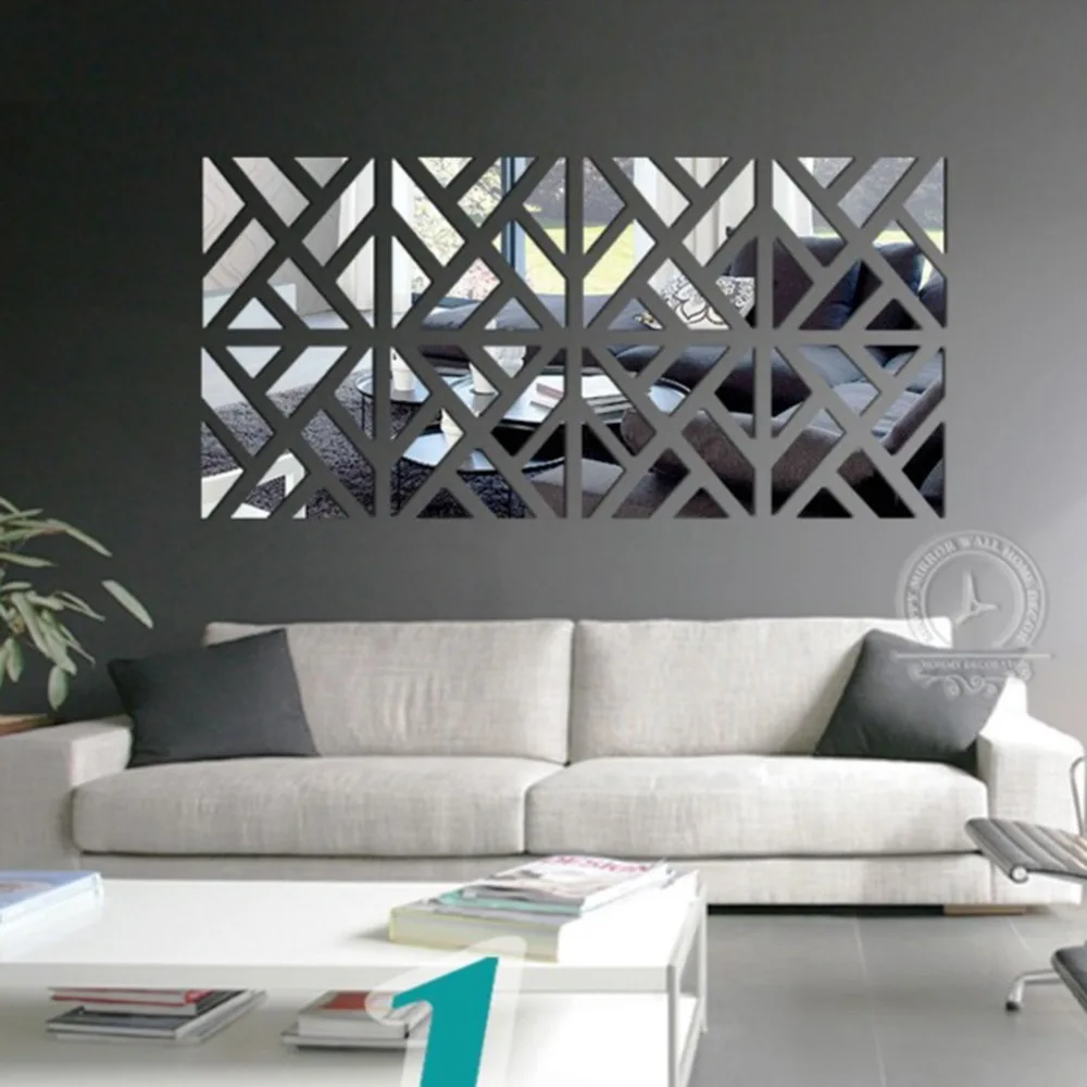Новинка 3 d DIY акриловое зеркало настенная стойка современная домашняя Гостиная