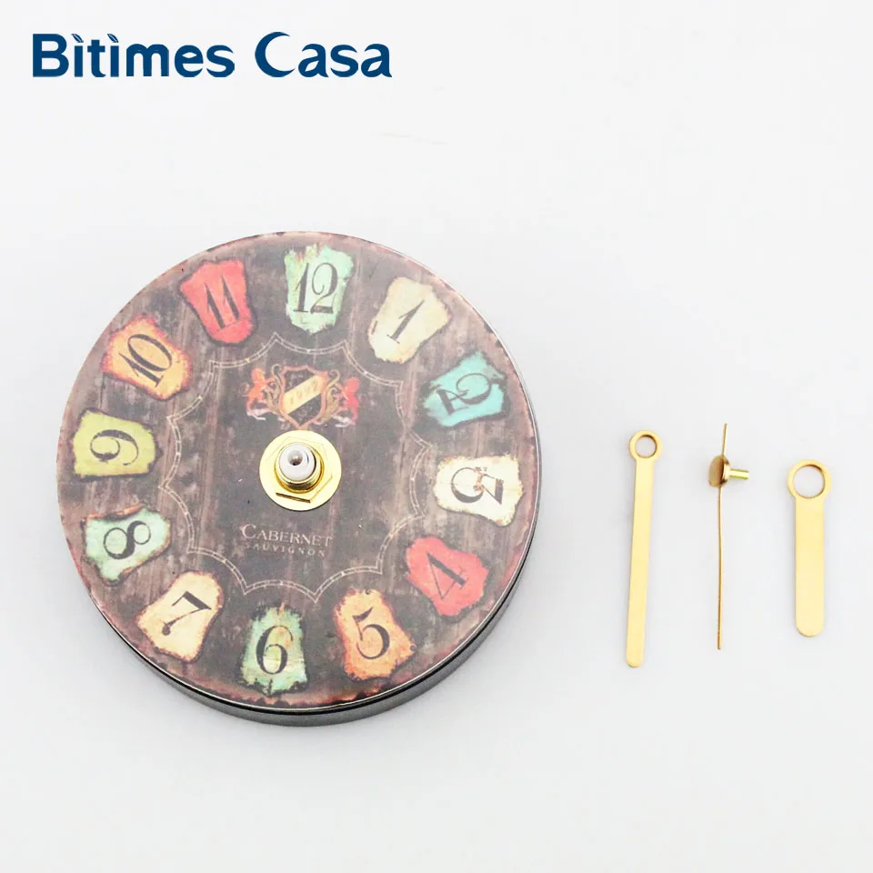Винтажные настенные часы Bitimes магниты на холодильник наклейки украшения дома