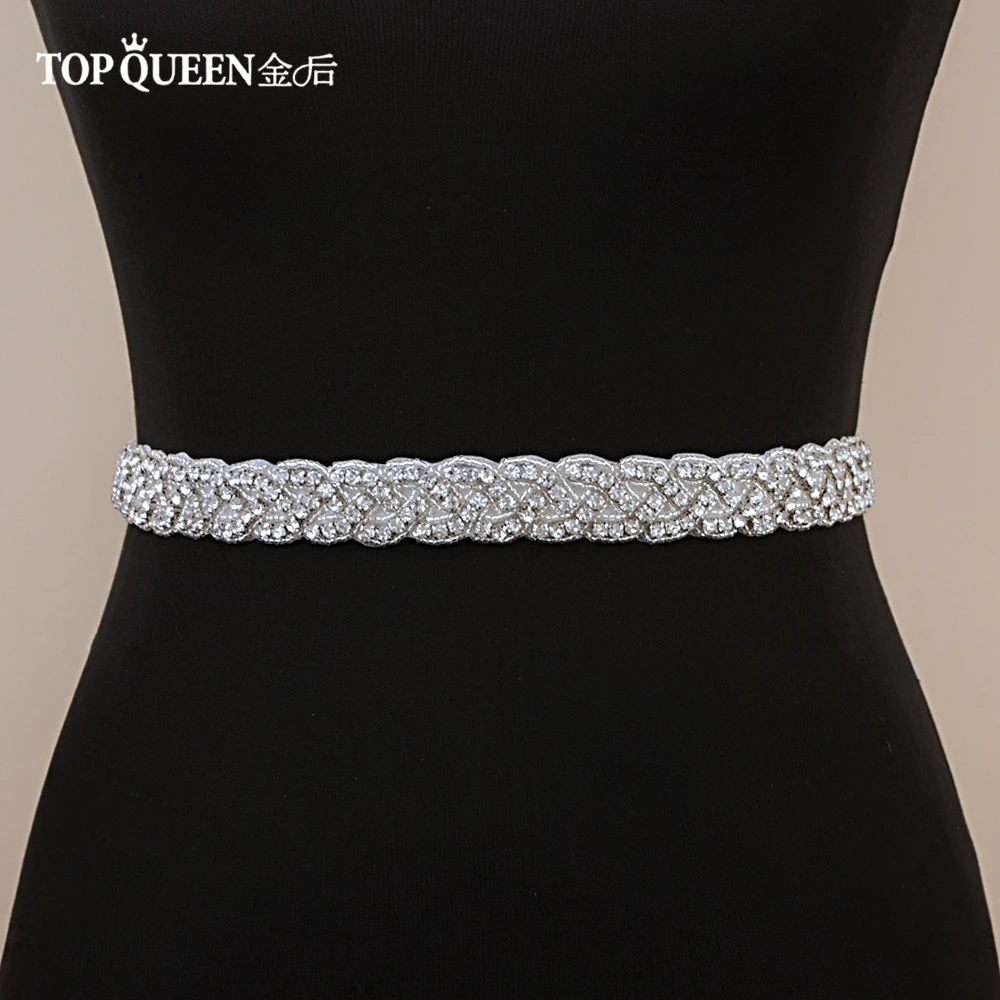 TOPQUEEN S216 женский пояс со стразами ручная работа свадебные платья для свадьбы