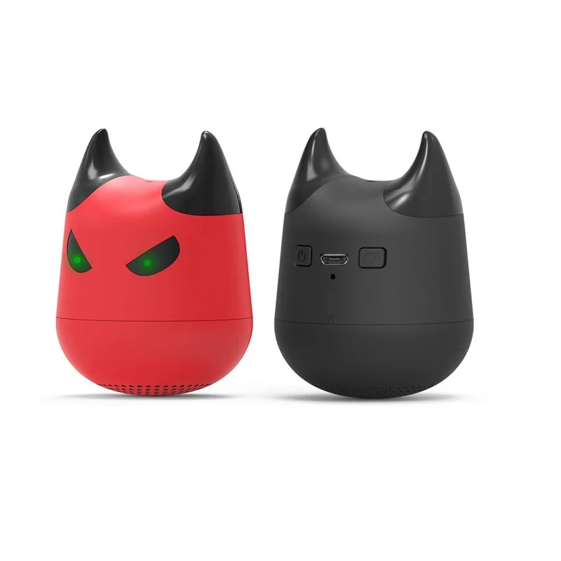 PCTC мини беспроводной Bluetooth black Сабвуферы объемный звук карты специальные дьявол