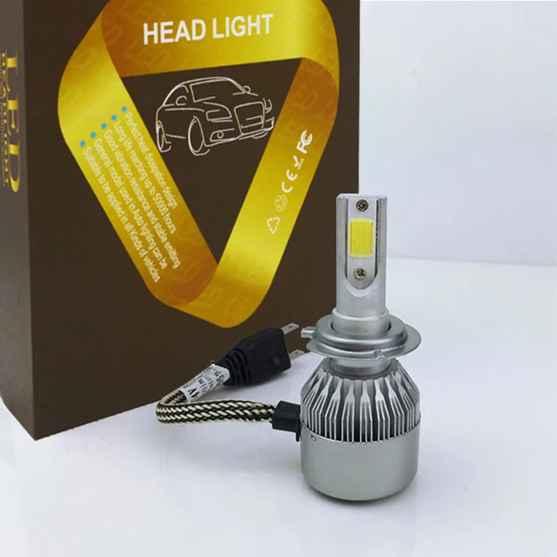Atreus H1 H3 880 881 светодиодные автомобильные фары для Ford focus 2 3 Chevrolet cruze Renault seat 72W фара