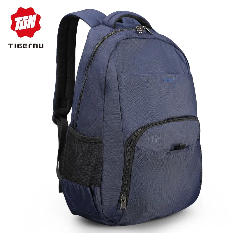 Dark blue Tigernu Сверхлегкий портативный унисекс сложенный рюкзак для путешествий для девочки и мальчика - Цвет: Dark blue