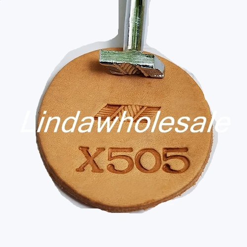 Печатные инструменты для резьбы по коже X513/512/511/505 500/502 кожи металлические